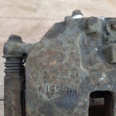 Тормозной суппорт Nissan Primera 2002 хетчбэк 5дв. QR20DE Перед. Лев. - изображение 6