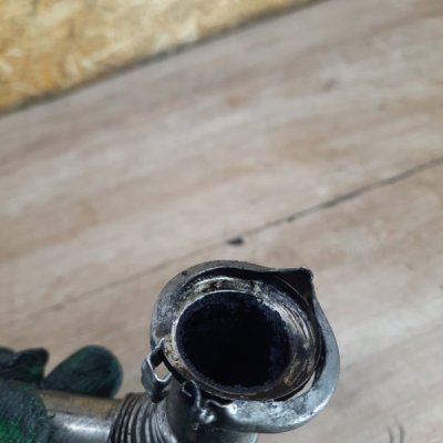Трубка клапана EGR (ЕГР) Peugeot 206 CC 2006 кабриолет 9HZ DV6TED4 - изображение 6