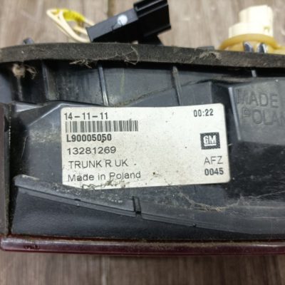 Фонарь крышки багажника Opel Astra J 2012 A14NET 1.4 купе, Задн., Прав. - изображение 4