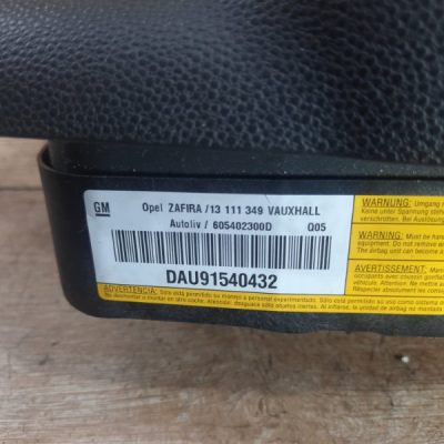 Аирбаг на руль Opel Zafira B 2009 Z19DT 1.9 минивэн - изображение 4