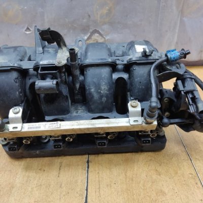 Коллектор впускной Opel Corsa D 2010 A12XER - изображение 3