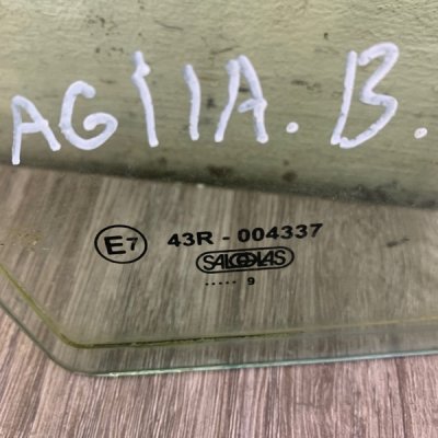 Стекло Opel Agila B 2009 хетчбэк 5-ти дв. Перед. Прав. - изображение 2
