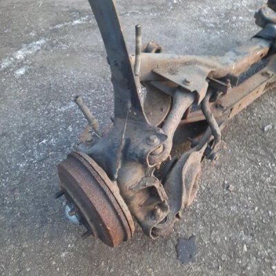 Задняя балка Ford Focus 1 2005 хетчбэк 5дв. FYDA - изображение 2
