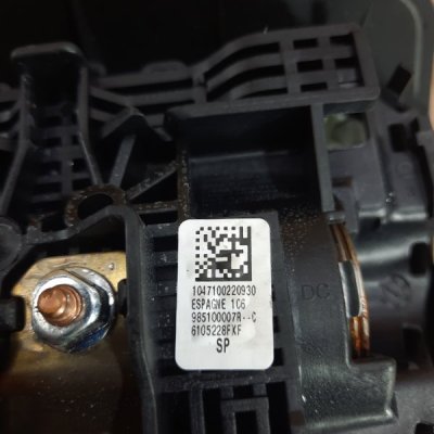 Аирбаг на руль Renault Megane 3 2011 хетчбэк 5дв. K4M858 - изображение 4