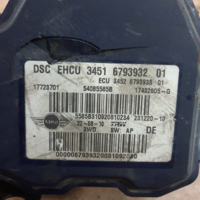 Блок abs Mini Cooper 2010 хетчбэк 3дв. N16B16M - изображение 2