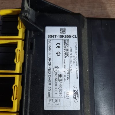 Блок комфорта Ford Fiesta 5 2007 5дв хечбек F6JA - изображение 2