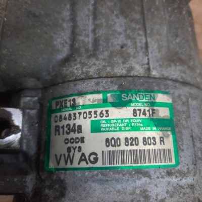 Компрессор кондиционера Volkswagen Polo 2005 BKY хетчбэк 3дв. - изображение 3
