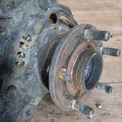 Поворотный кулак Subaru Forester 2004 джип внедорожник 5дв. EJ202 Перед. Прав. - изображение 4