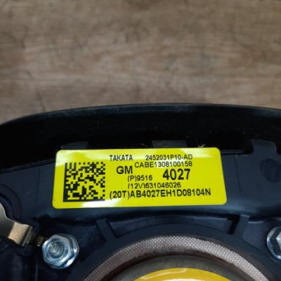 Аирбаг на руль Chevrolet Aveo 2013 седан 4дв. F16D4 - изображение 6