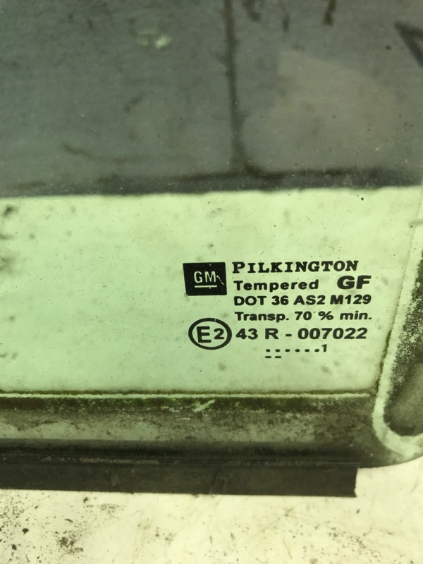 Стекло Opel Zafira A 2001 минивэн Задн. Лев.