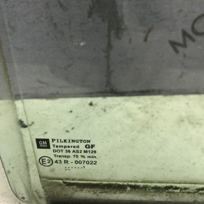 Стекло Opel Zafira A 2000 минивэн Задн. Прав. - изображение 3