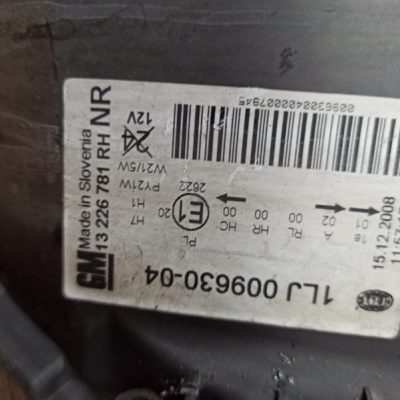 Фара Opel Insignia 2011 хетчбэк 5-ти дв., Перед., Прав. - изображение 6