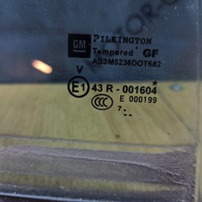 Стекло Opel Zafira B 2007 минивэн, Задн., Прав. - изображение 3