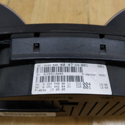 Панель приборов Mercedes-Benz ML-350 2006 W164 3.5 М272 - изображение 3