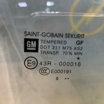 Стекло Opel Meriva B 2013 минивэн A14NEL Перед. Прав. - изображение 9