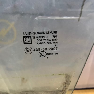 Стекло Opel Corsa D 2006-2010 хетчбэк 3-х дв. Перед. Лев. - изображение 5