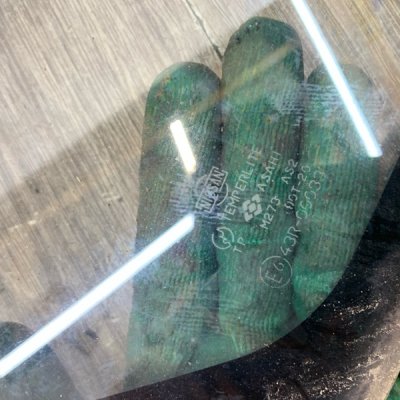 Форточка двери Nissan Bluebird 1991 LD20 Задн. Лев. - изображение 6