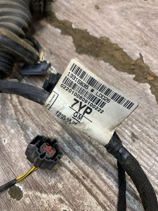 Проводка двери Opel Astra J 2010 хетчбэк 5дв. A16LET 1.6 Перед. Прав.