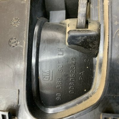 Ручка двери внутренняя Opel Astra G 1999 универсал X16XE Задн. Лев. - изображение 3