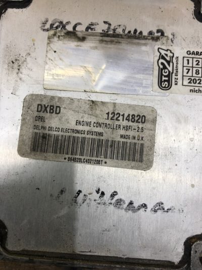 Блок управления двигателем Opel Meriva A 2004 Z16SE минивэн