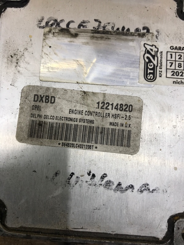 Блок управления двигателем Opel Meriva A 2004 Z16SE минивэн - изображение 4