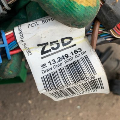 Салонная проводка Opel Meriva A 2008 минивен Z16XEP 1.6 - изображение 2