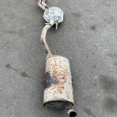 Выхлопная труба Mercedes-Benz 124 1994 седан 4дв. 2.0 - изображение 5