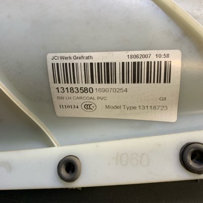 Обшивка салона Opel Astra H 2008 хетчбэк 3- дв. Z18XER Задн. Лев. - изображение 3