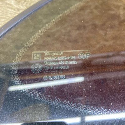 Стекло кузовное глухое Opel Vectra B 1998 седан 4дв. X18XE Задн. Прав. - изображение 5