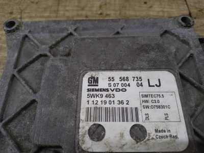Блок управления двигателем Opel Astra H 2012 Z16XER 1.6 хетчбэк 5дв.