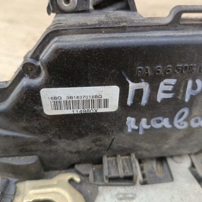 Замок двери Skoda Fabia 2003 AZQ хетчбэк 5дв., Перед., Прав. - изображение 2