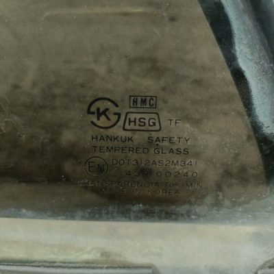 Форточка двери Hyundai SONATA 1997 G4CP, V275766 седан 4дв., Задн., Лев. - изображение 3