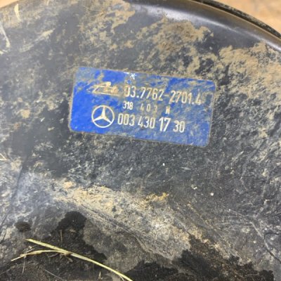 Вакуумный усилитель тормозов Mercedes-Benz 124 1994 седан 4дв. 2.0 - изображение 3