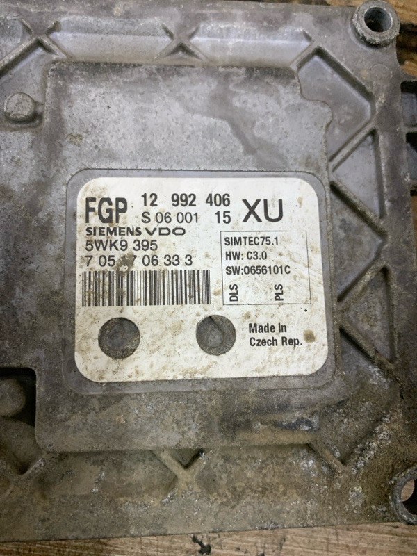 Блок управления двигателем Opel Astra H 2008 Z18XER хетчбек-3х дв. - изображение 6