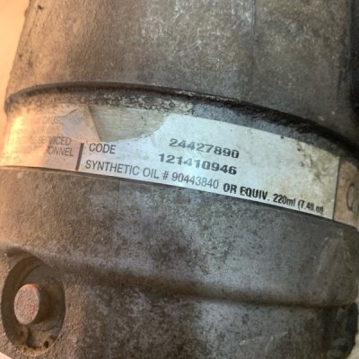 Компрессор кондиционера Opel Frontera B 2001 внедорожник Y22DTH - изображение 6
