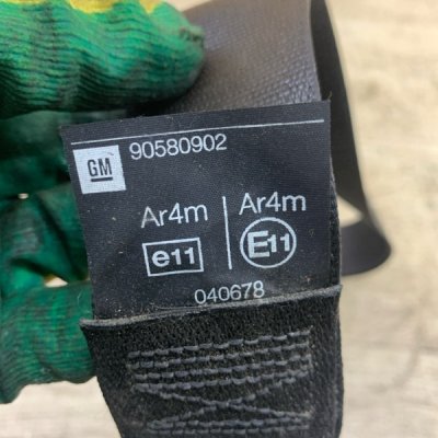 Ремень безопасности Opel Zafira A 2000 минивен X20DTH 2.0 Задн. Прав. - изображение 4