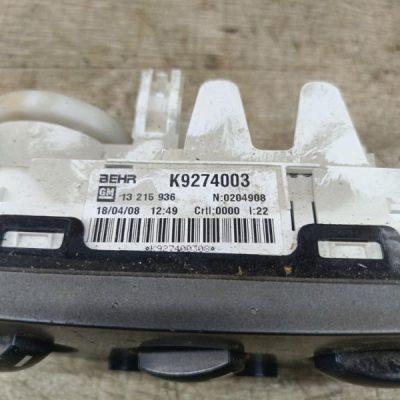 Блок управления климат-контролем Opel Meriva 2008 Z14XEP 1.4 хетчбэк 5дв. - изображение 2