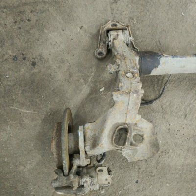 Задняя балка Opel Astra G 2001 универсал Z16XE 1.6 - изображение 6