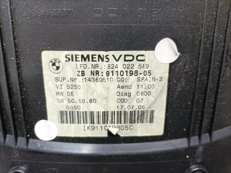 Щиток приборов BMW 3 series E90 2006 универсал N46B20B