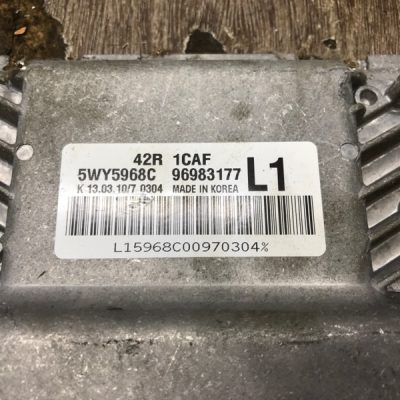 Блок управления двигателем Chevrolet Aveo 2010 LMU хетчбэк 5дв. - изображение 3