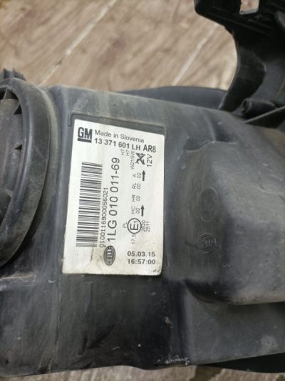 Фара Opel Astra J 2015 A20DTH 2.0 универсал, Перед., Лев.