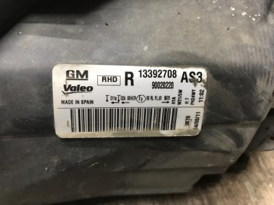 Фара Opel Corsa D 2011 A12XER 1.2 хетчбэк 3дв., Перед., Прав.