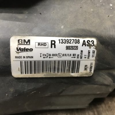 Фара Opel Corsa D 2011 A12XER 1.2 хетчбэк 3дв., Перед., Прав. - изображение 5