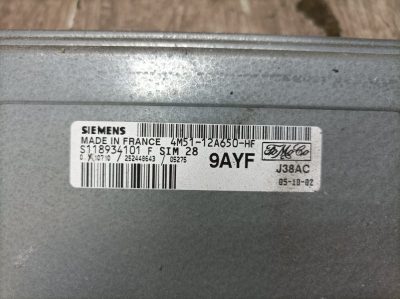 Блок управления двигателем Ford Focus 2 2005 SHDA хетчбэк 5дв.
