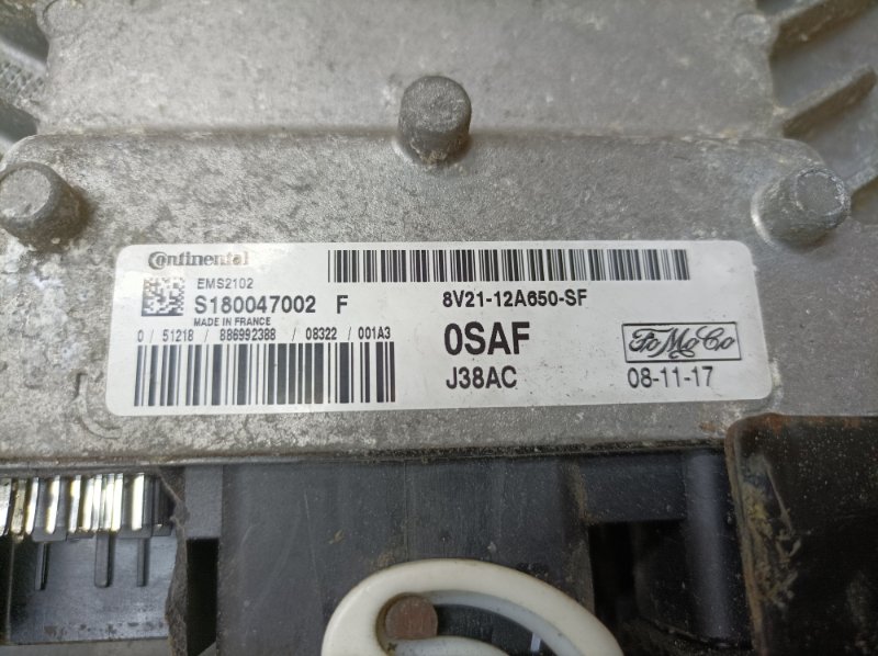 Блок управления двигателем Ford Fiesta 2009 SNJA хетчбэк 3дв. - изображение 3