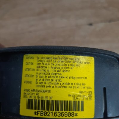 Аирбаг на руль Opel Corsa C 2005 хетчбэк 3дв. Z12XEP 1.2 - изображение 4