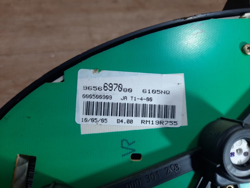 Панель приборов Peugeot 206 2005 NFU(TU5JP4) кабриолет - изображение 9