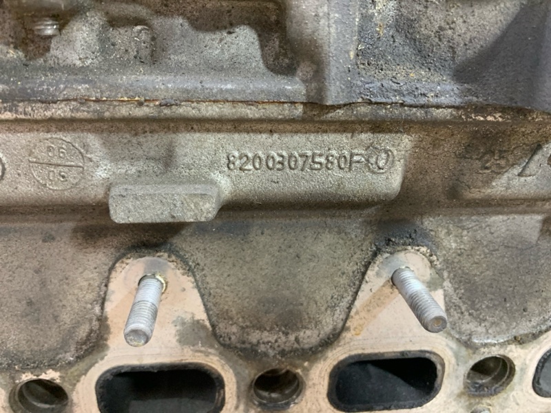 Головка блока цилиндров Renault Megane 2 2007 K4J740 - изображение 4