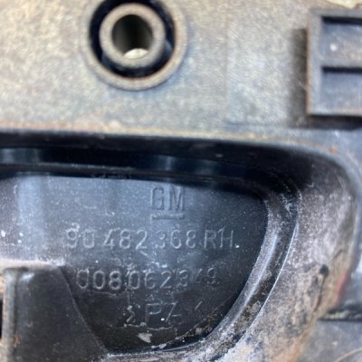 Ручка двери внутренняя Opel Tigra A 1996 купе X14XE 1.4 Прав. - изображение 10