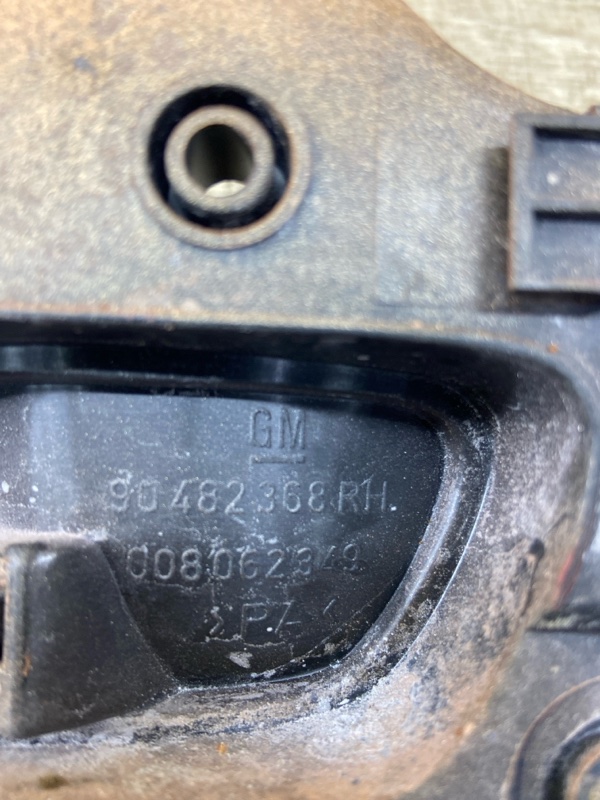 Ручка двери внутренняя Opel Tigra 1996 X14XE 1.4 купе, Прав. — изображение 2